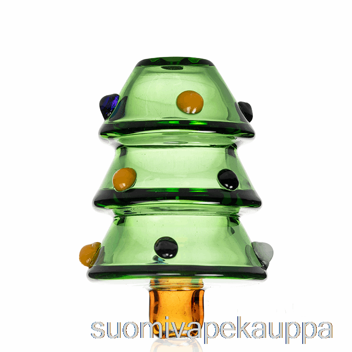 Vape Kauppa Hemper Christmas Tree Glass Carb Cap Green
